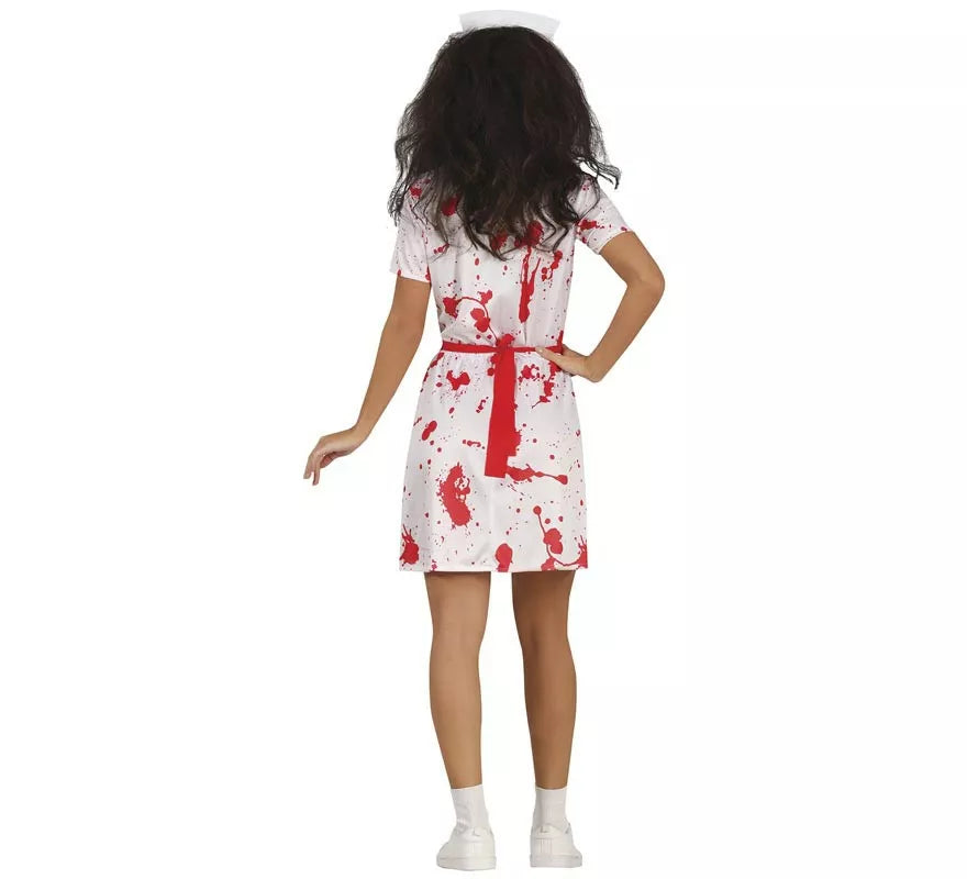 Translation missing: pt-PT.Disfraz de Enfermera Zombie blanco para mujer