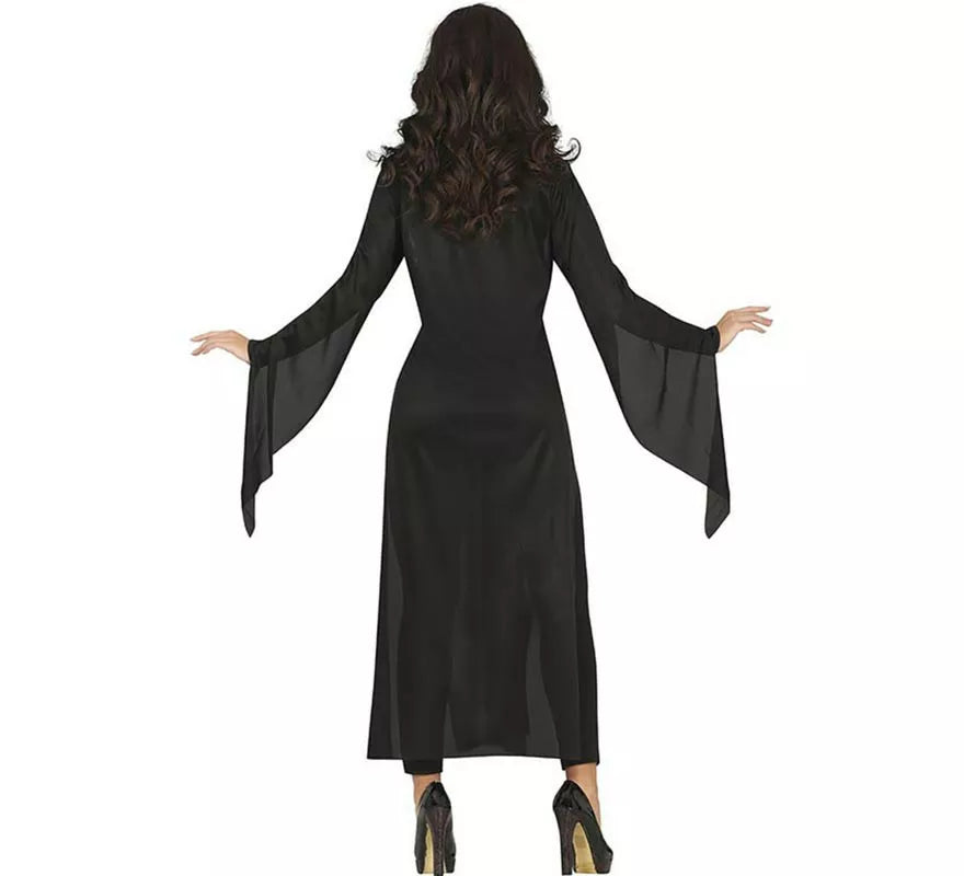 Translation missing: pt-PT.Disfraz de Esqueleto en túnica negro para mujer