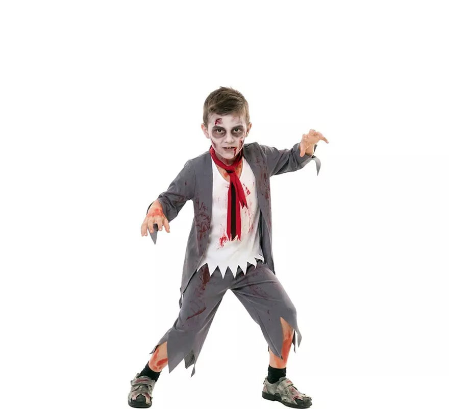 Translation missing: pt-PT.Disfraz de Estudiante Zombie para niño