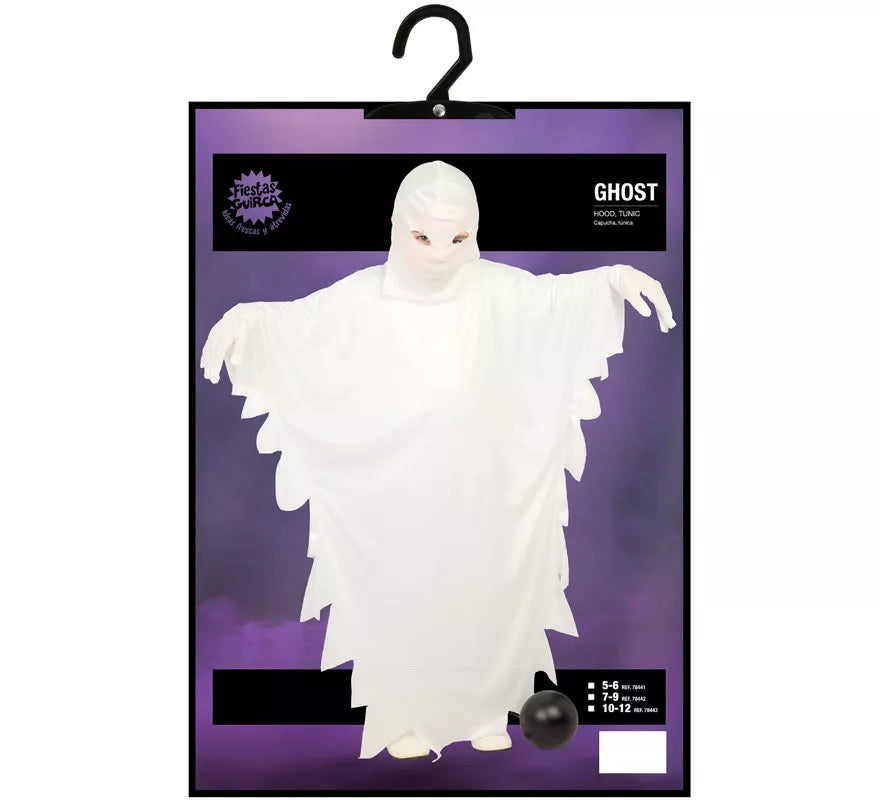 Translation missing: pt-PT.Disfraz de Fantasma Blanco para niños
