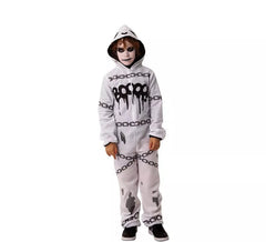 Fato de fantasma acorrentado para crianças