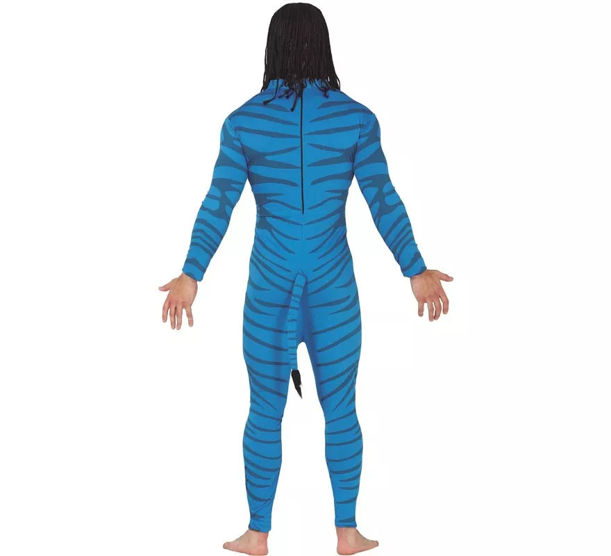 Translation missing: pt-PT.Disfraz de Felino Azul para hombre