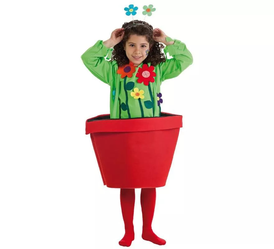 Translation missing: pt-PT.Disfraz de Flores en Maceta para niña