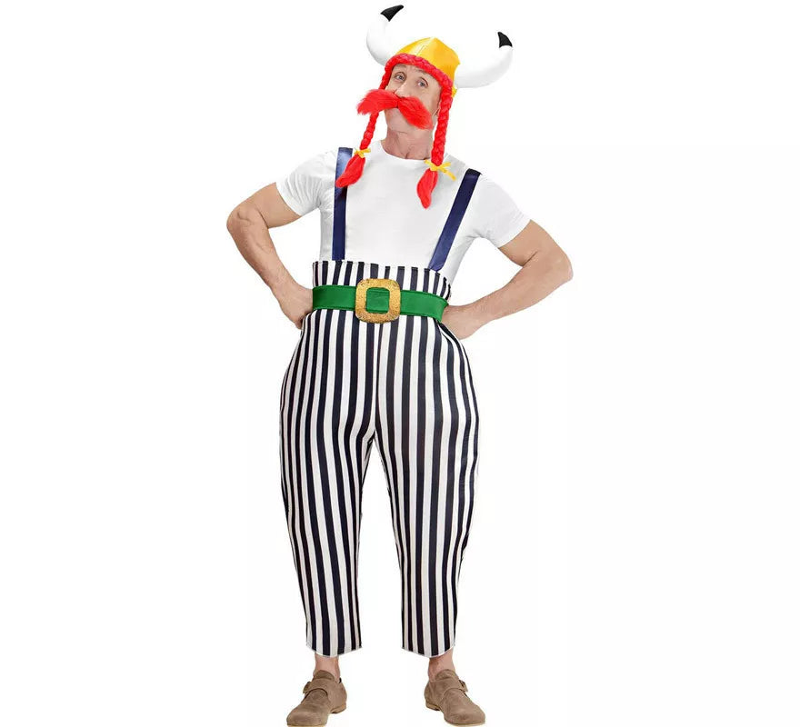 Translation missing: pt-PT.Disfraz de Galo Rollizo con Casco para hombre