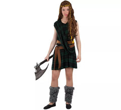 Fato de guerreiro escocês para mulher