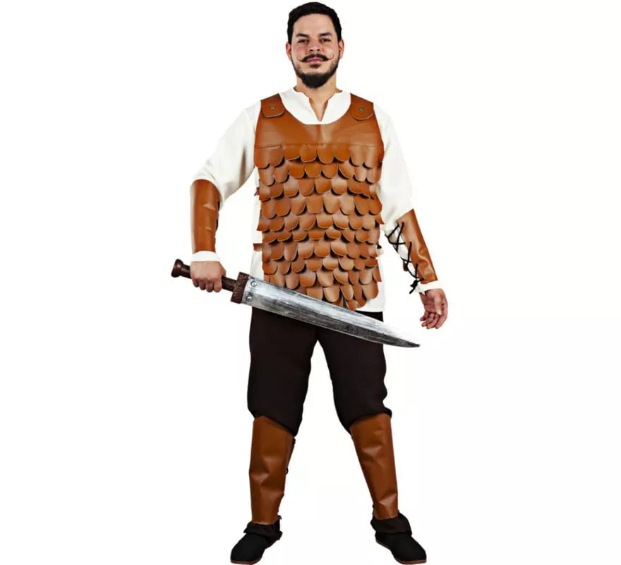 Translation missing: pt-PT.Disfraz de Guerrero Medieval con armadura para hombre