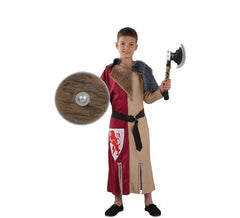 Fato de guerreiro medieval para menino