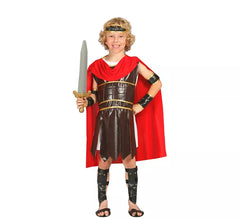 Fato de guerreiro romano para menino