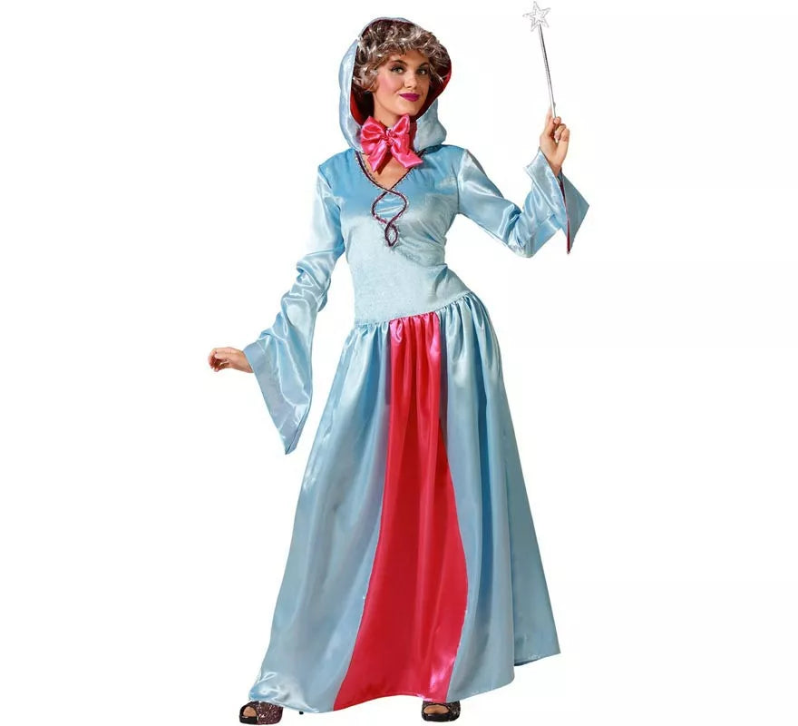 Translation missing: pt-PT.Disfraz de Hada Madrina azul para mujer