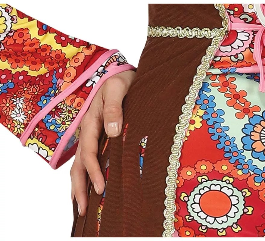 Translation missing: pt-PT.Disfraz de Hippie con Vestido Largo para Mujer