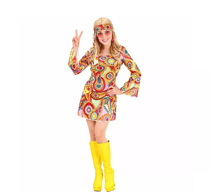 Translation missing: pt-PT.Disfraz de Hippie coqueta para mujer