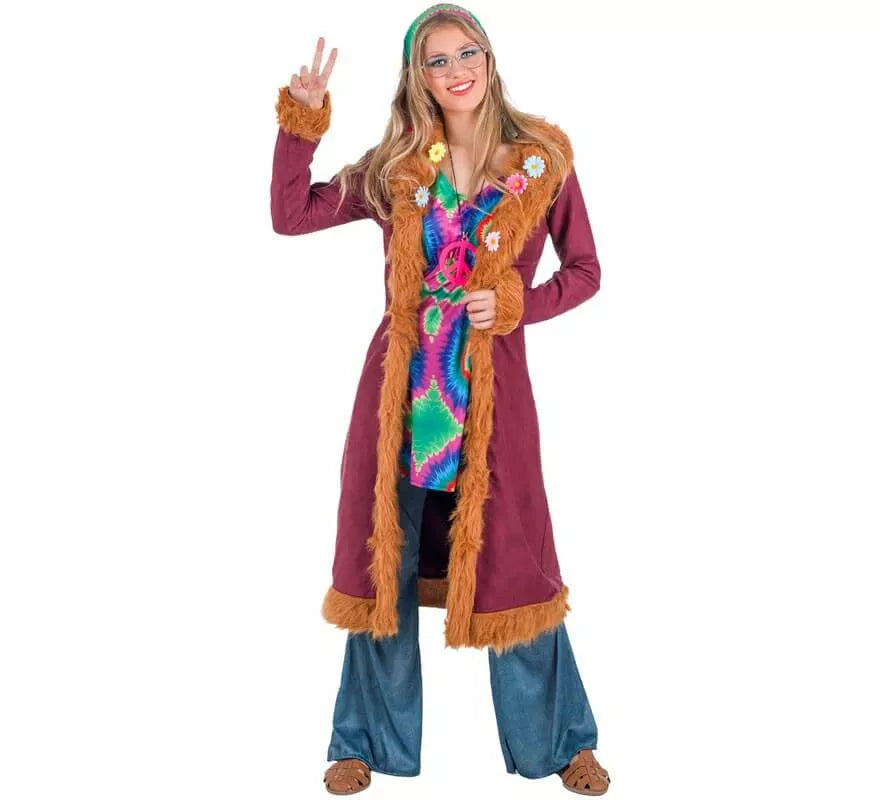 Translation missing: pt-PT.Disfraz de Hippie Granate para mujer
