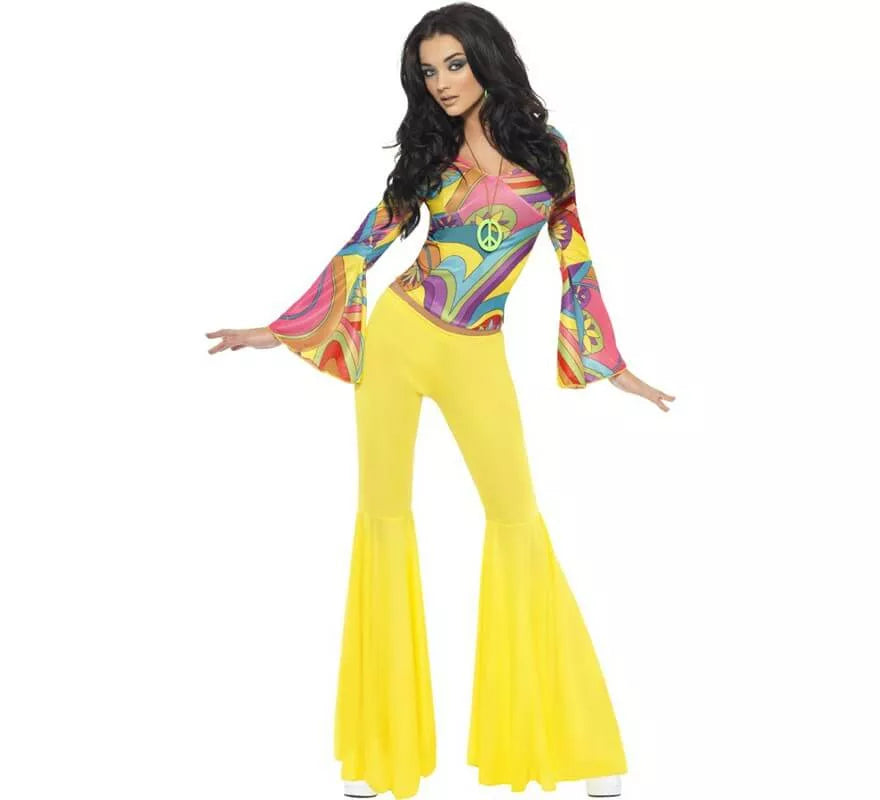 Translation missing: pt-PT.Disfraz de Hippie Guay de los 70 para mujer