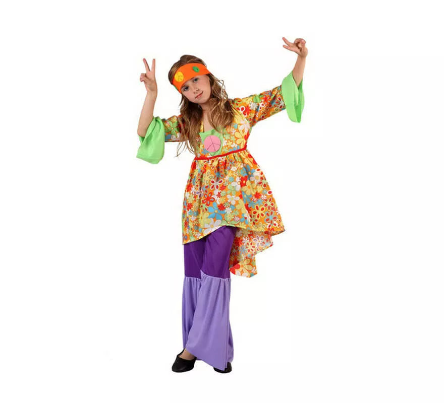 Translation missing: pt-PT.Disfraz de Hippie para niñas