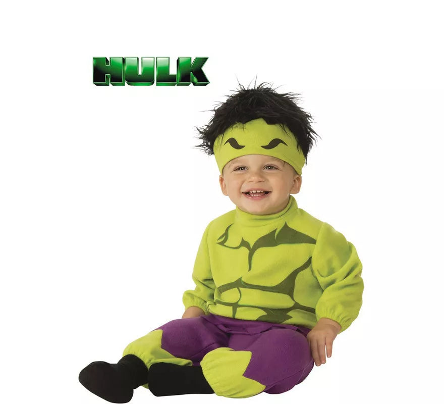 Translation missing: pt-PT.Disfraz de Hulk con gorro para bebé
