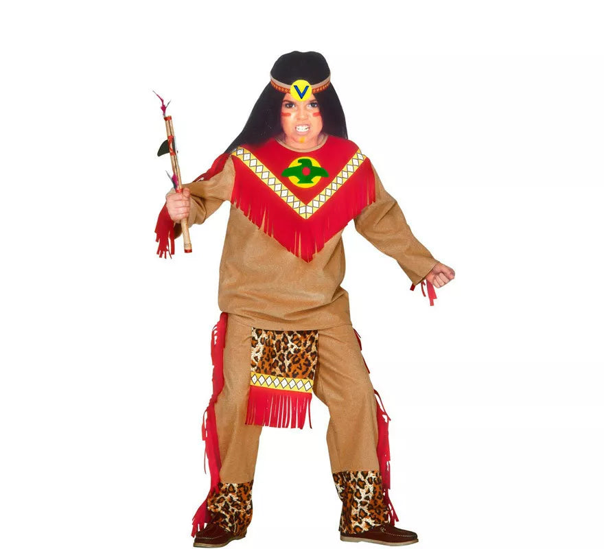 Translation missing: pt-PT.Disfraz de Indio Toro Furioso Cherokee para niño