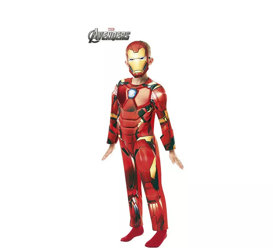 Translation missing: pt-PT.Disfraz de Iron Man Deluxe para niño