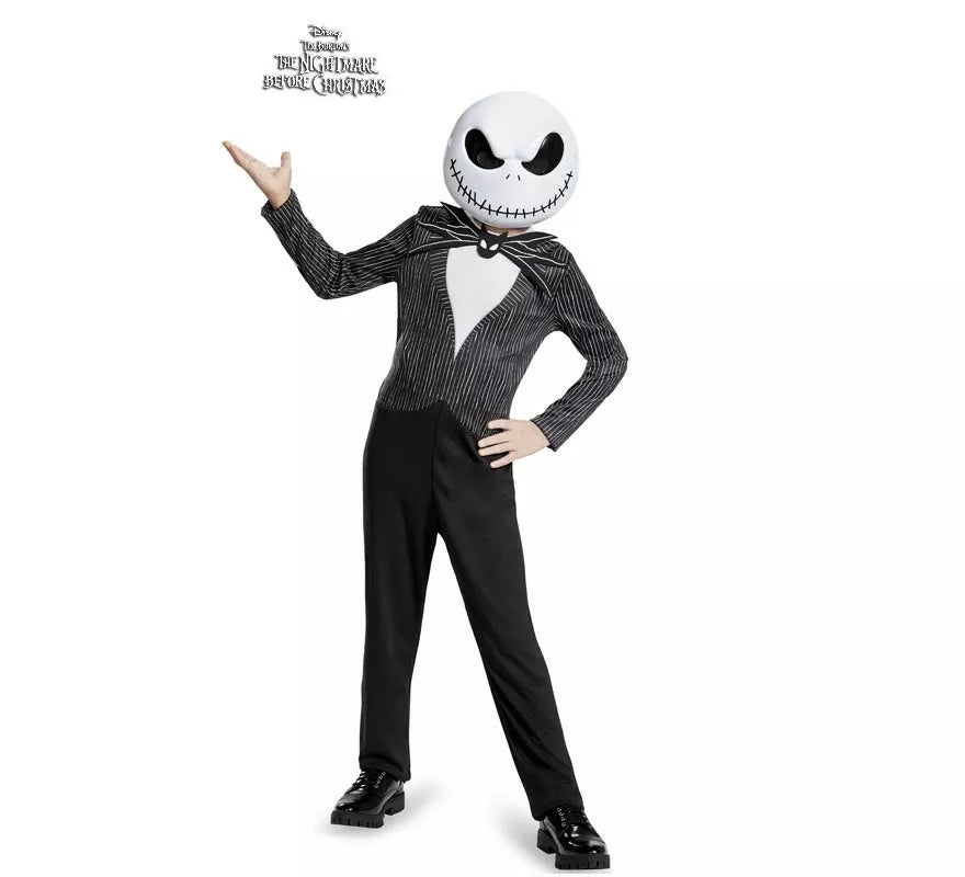 Translation missing: pt-PT.Disfraz de Jack Skellington Classic de Pesadilla Antes de Navidad para niño