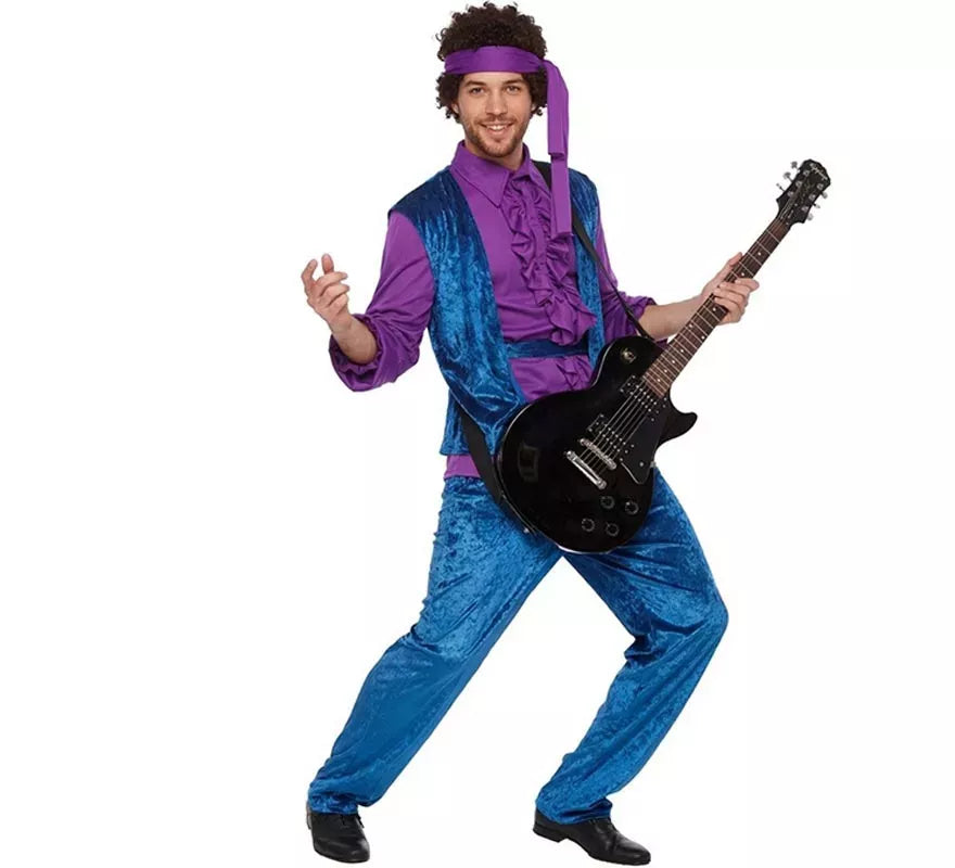 Translation missing: pt-PT.Disfraz de Jimi Hendrix para hombre