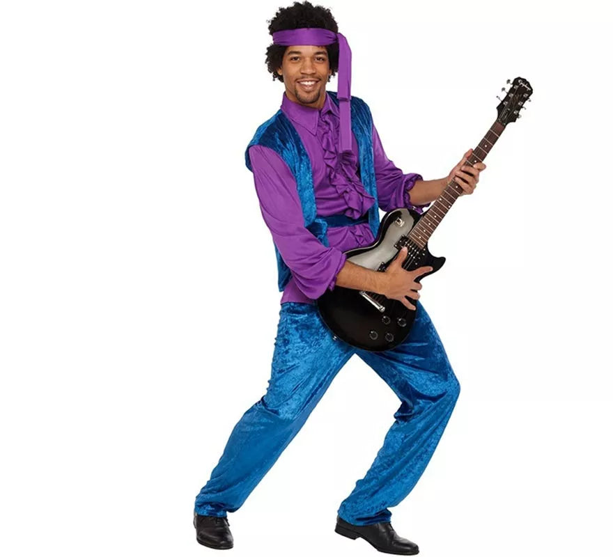 Translation missing: pt-PT.Disfraz de Jimi Hendrix para hombre