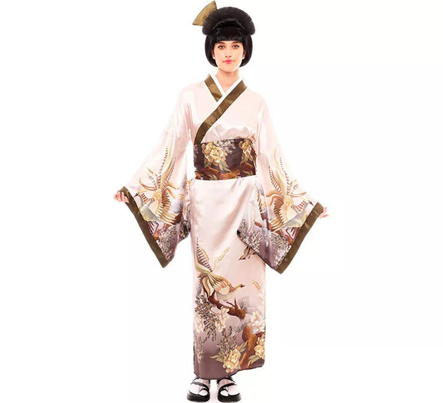 Translation missing: pt-PT.Disfraz de Kimono Japonés Tradicional color pastel para mujer
