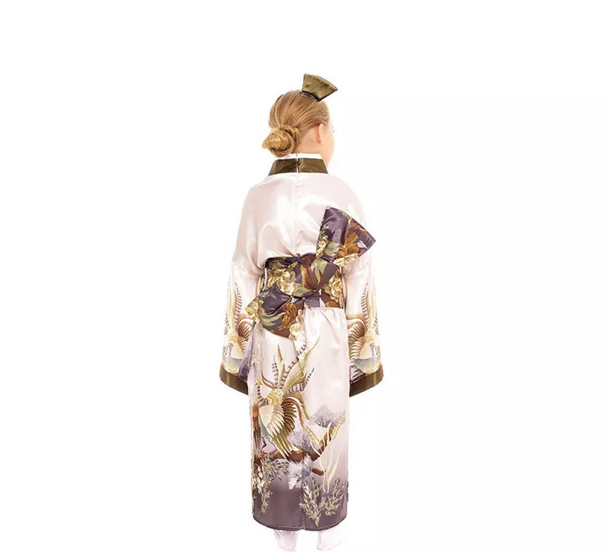 Translation missing: pt-PT.Disfraz de Kimono Japonés Tradicional color pastel para niña