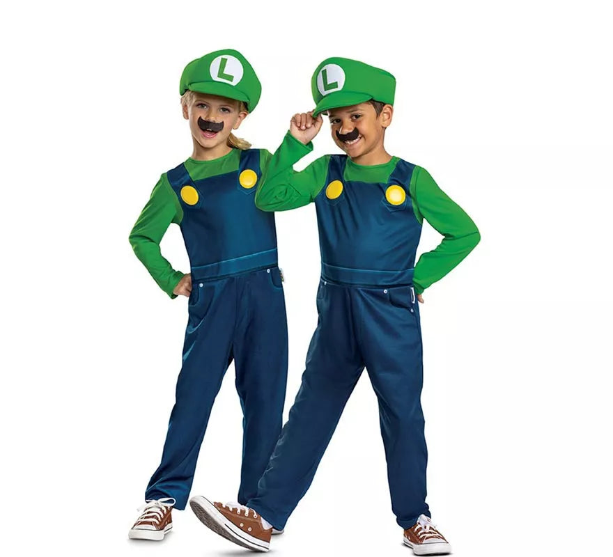 Translation missing: pt-PT.Disfraz de Luigi de Super Mario de Nintendo para niños