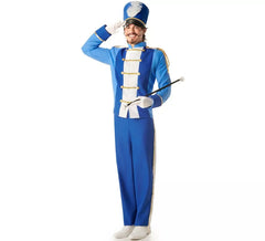 Fato de majorette azul para homem