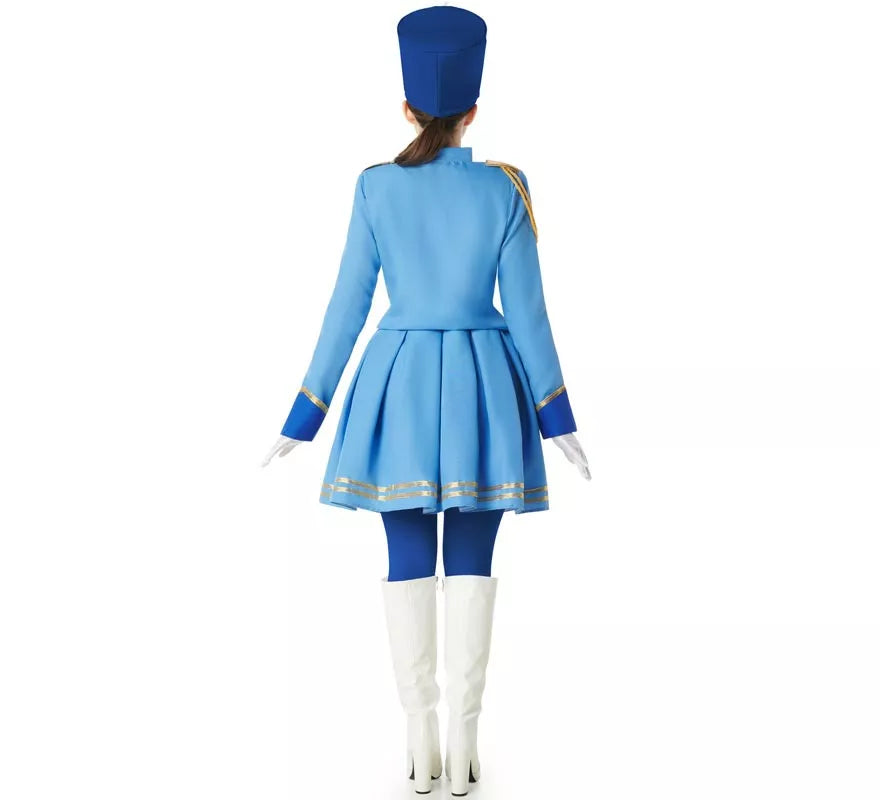 Translation missing: pt-PT.Disfraz de Majorette azul para mujer
