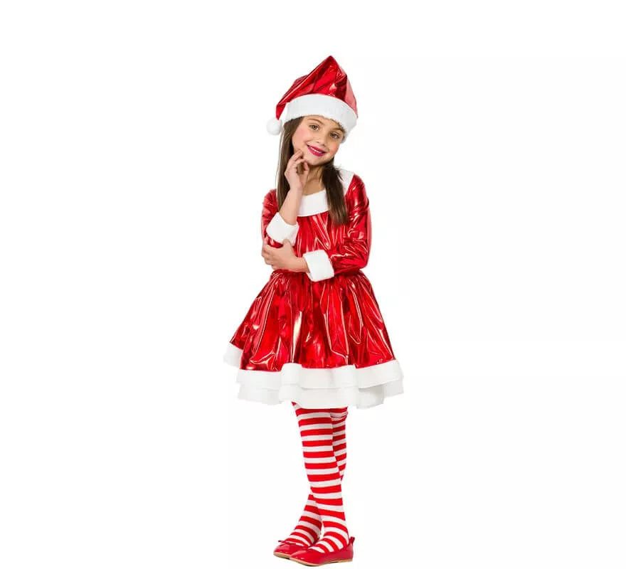 Translation missing: pt-PT.Disfraz de mamá Noel Eléctrica para niña