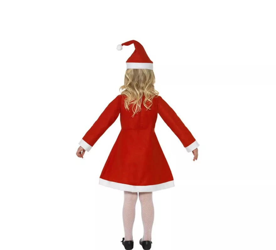 Translation missing: pt-PT.Disfraz de Mamá Noel Rojo para niña