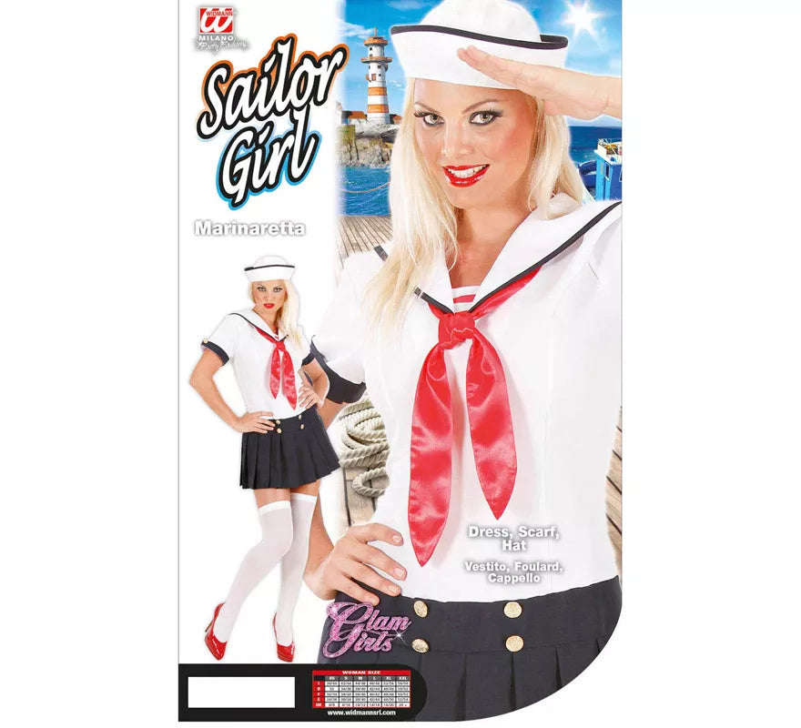 Translation missing: pt-PT.Disfraz de Marinera Clásica con falda para mujer