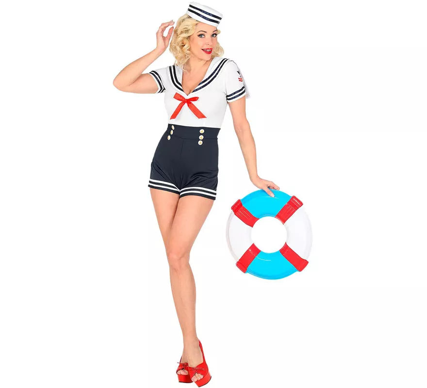 Translation missing: pt-PT.Disfraz de Marinera con Shorts Altos para mujer