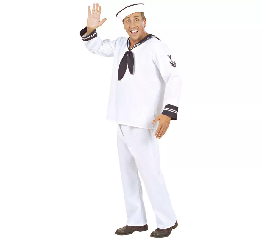 Translation missing: pt-PT.Disfraz de Marinero Blanco Años 50 para hombre