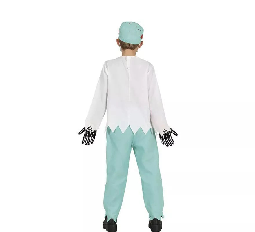 Translation missing: pt-PT.Disfraz de Médico Esqueleto Zombie para niños