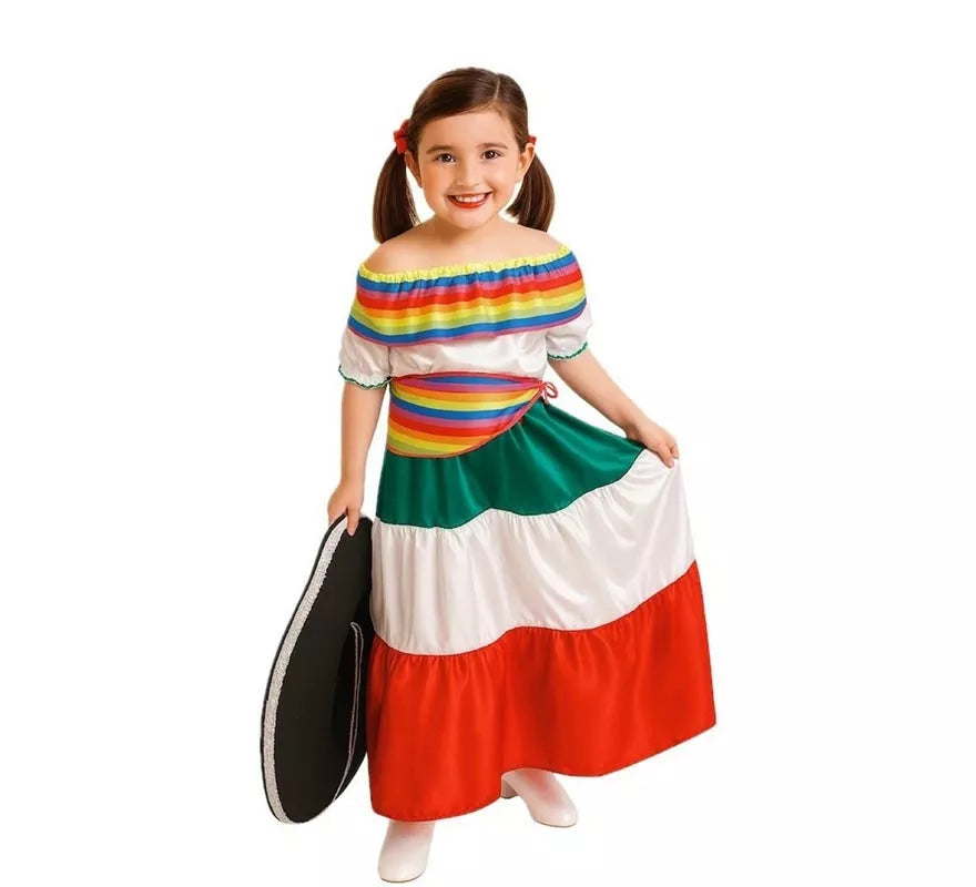 Disfraz de Mexicana para niña