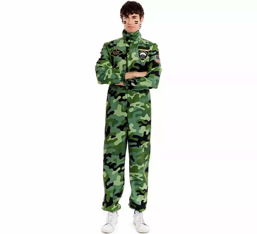 Translation missing: pt-PT.Disfraz de Militar Camuflaje para hombre