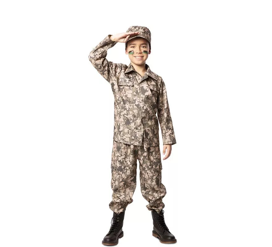 Translation missing: pt-PT.Disfraz de Militar para niños