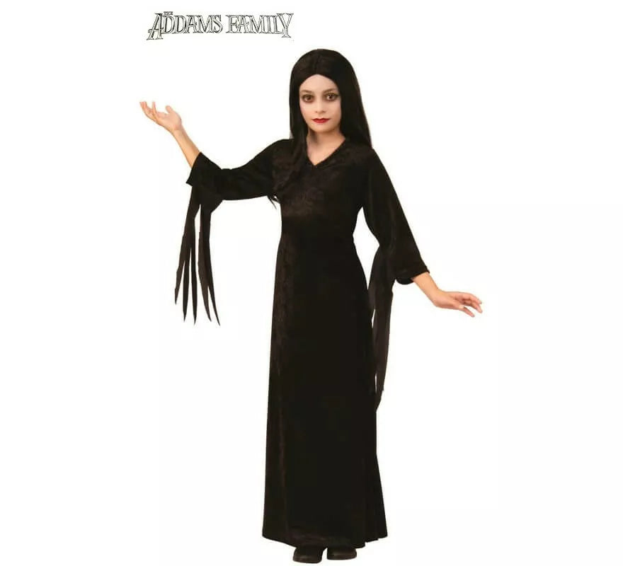 Translation missing: pt-PT.Disfraz de Morticia de la Familia Addams para niña