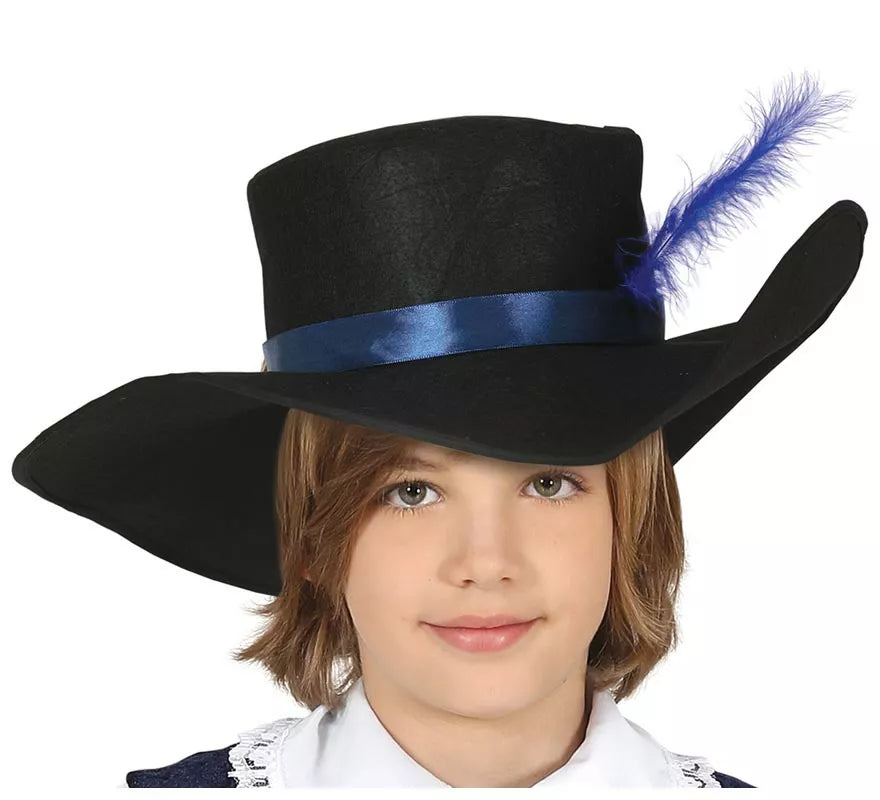 Translation missing: pt-PT.Disfraz de Mosquetero Azul Elegante para niño