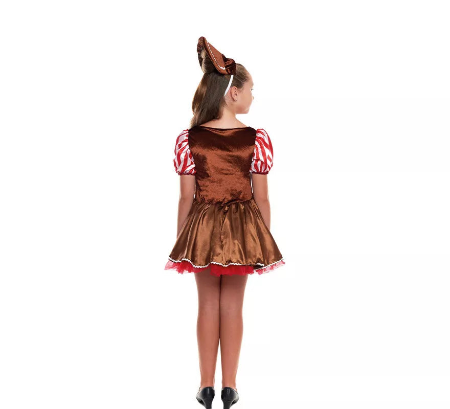 Translation missing: pt-PT.Disfraz de Muñeca Jengibre de Navidad para niña