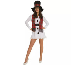 Fato de boneco de neve feminino
