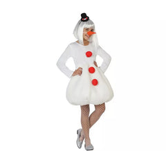 Fato de boneco de neve para menina