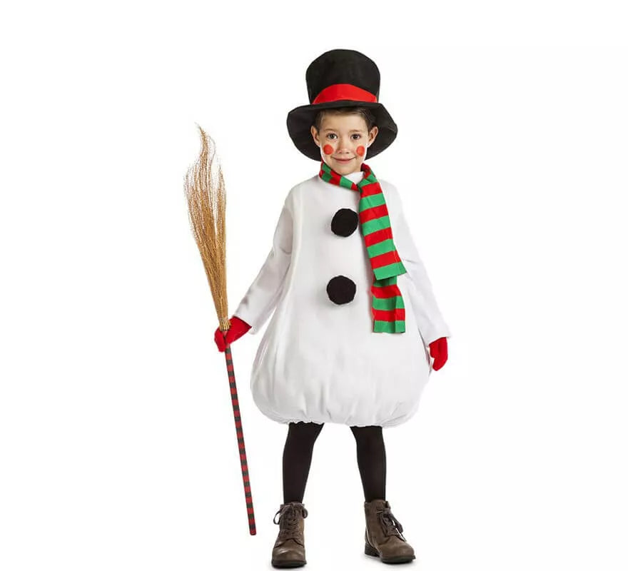 Translation missing: pt-PT.Disfraz de Muñeco de Nieve para niños