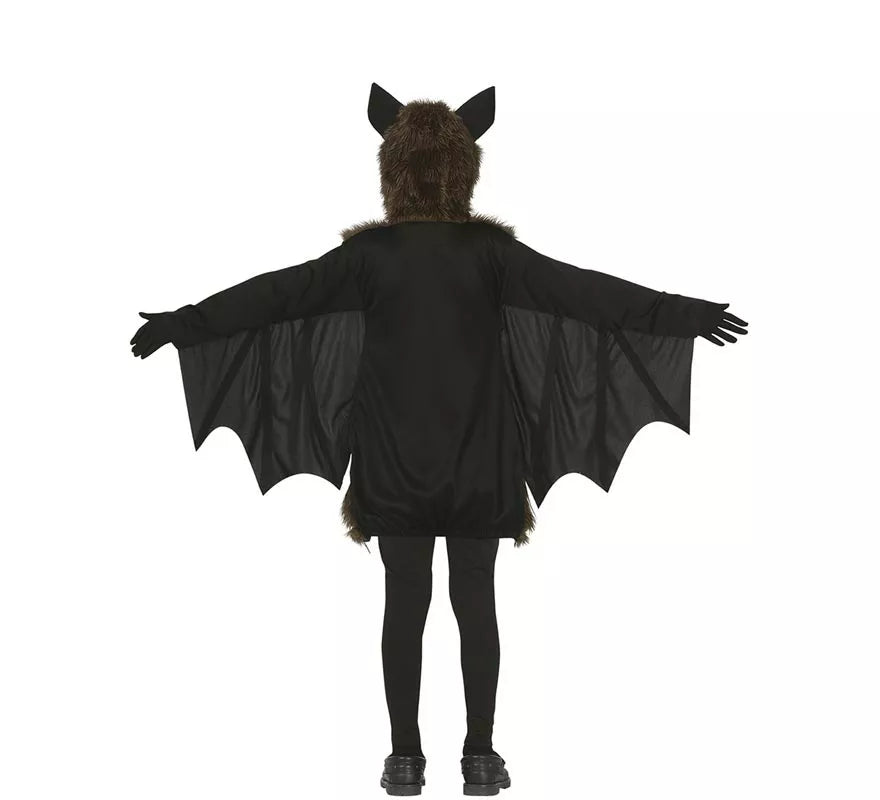 Translation missing: pt-PT.Disfraz de Murciélago Peludo Oscuro para niño