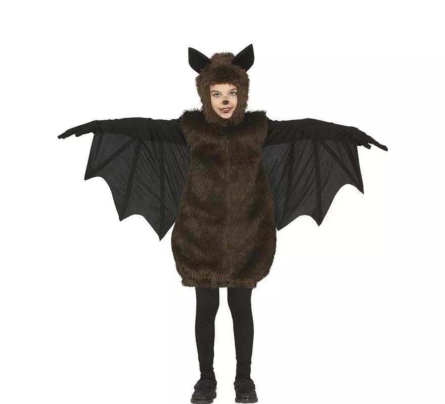 Translation missing: pt-PT.Disfraz de Murciélago Peludo Oscuro para niño
