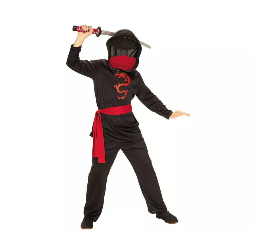 Translation missing: pt-PT.Disfraz de Ninja sin Rostro para niño