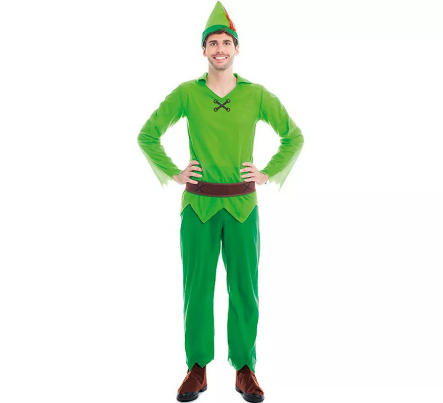 Translation missing: pt-PT.Disfraz de Niño Volador Verde para hombre