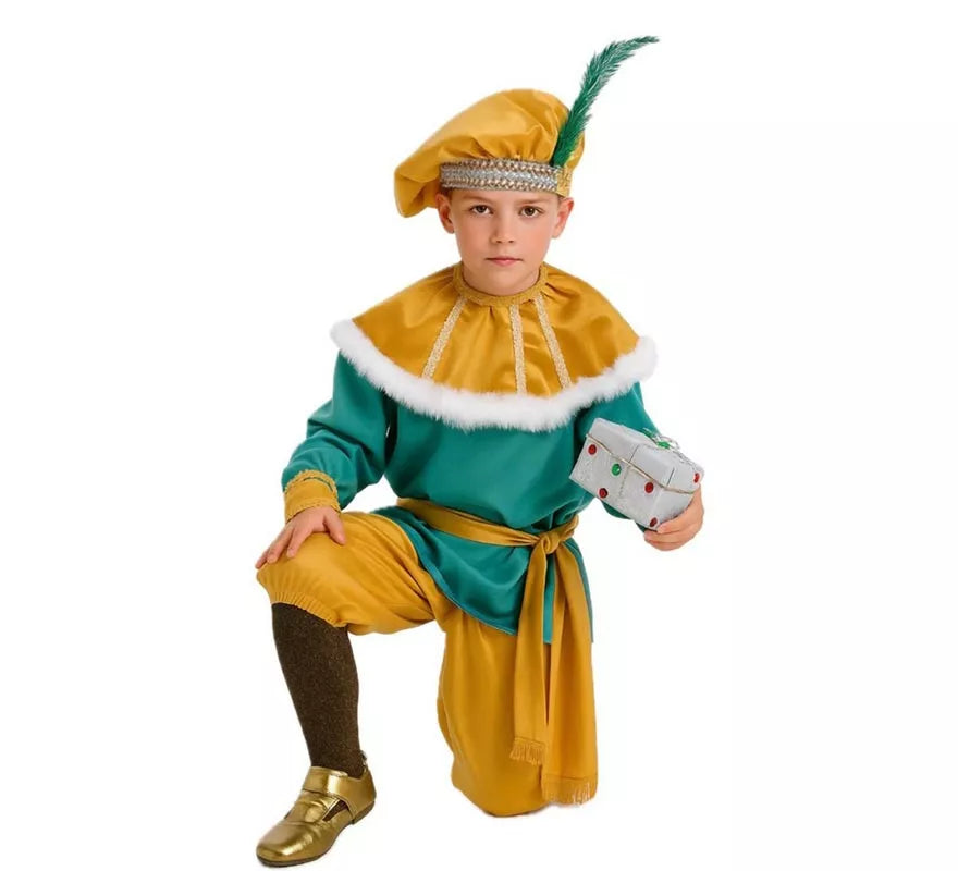 Translation missing: pt-PT.Disfraz de Paje del Rey Melchor Lujo de niño
