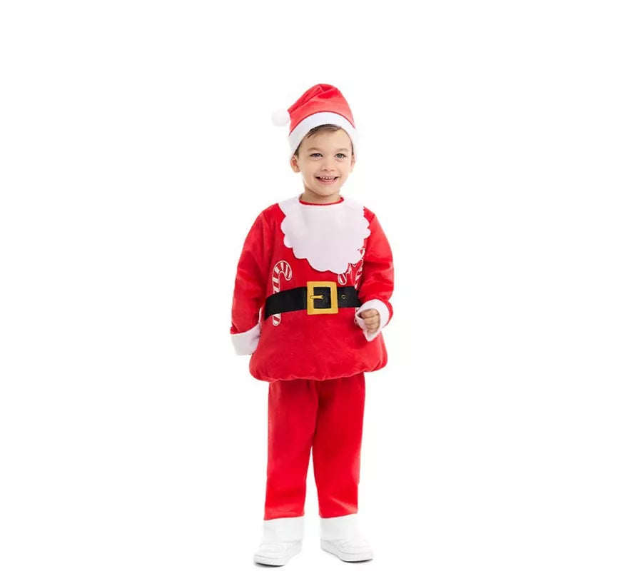 Translation missing: pt-PT.Disfraz de Papá Noel con gorro para bebé y niño